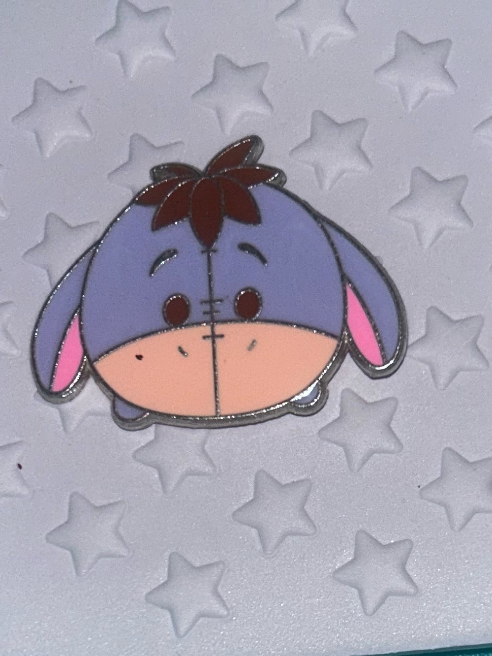 Eeyore Enamel Pin - Purple and Pink Kids Accessory